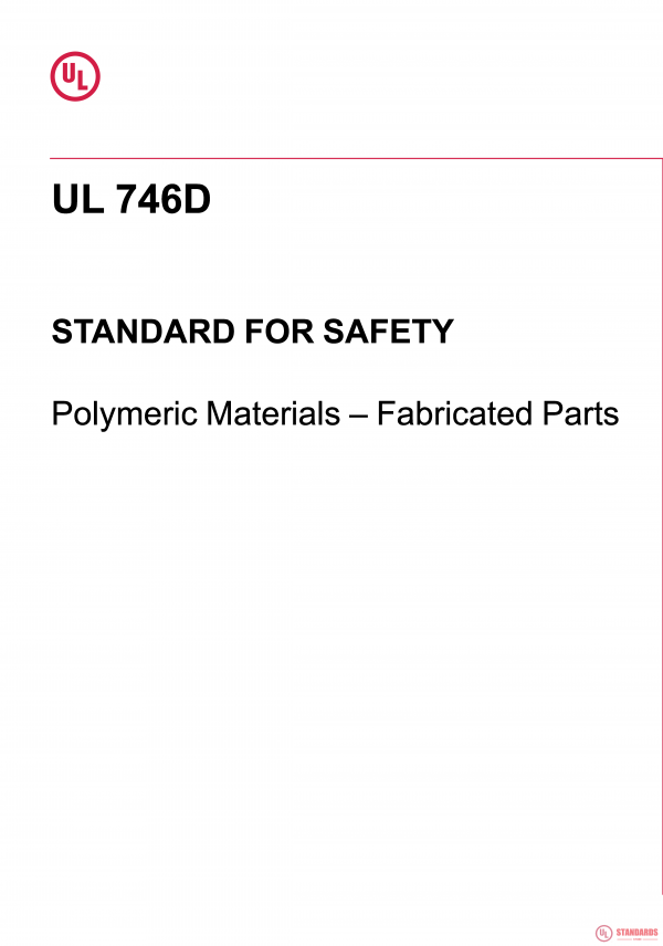 UL 746D PDF UL 746D PDF